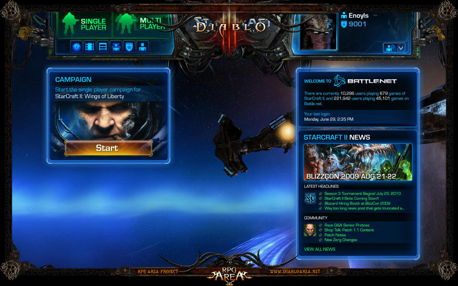 BlizzCon-2009. FAQ / ЧАВО Battle.net 2.0 - Официальный фан-сайт по игре  Diablo 3: Reaper of Souls